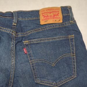 Levi's 559 Relaxed Straight Fit Dark Wash Mens‎ Jeans Size 32